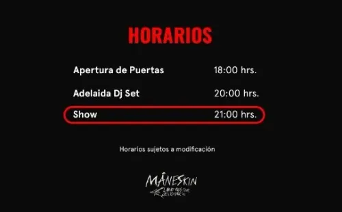 Lo que no puedes olvidar para ir a Måneskin en Chile.(Foto: DG Medios)