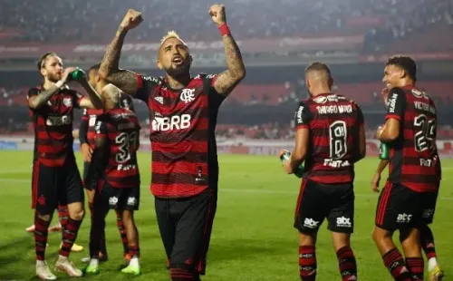 Arturo Vidal quiere llegar a una nueva final con el Flamengo. Foto: Comunicaciones Flamengo