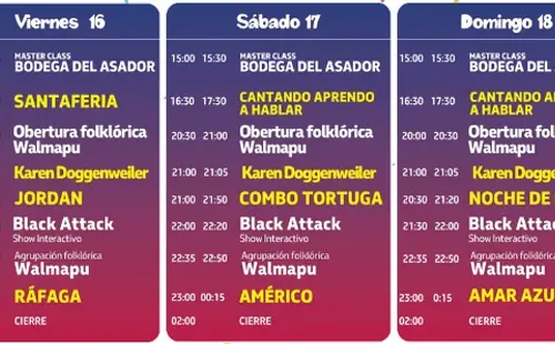 Las fondas, ramadas y eventos para celebrar Fiestas Patrias.(Foto: Producción evento)