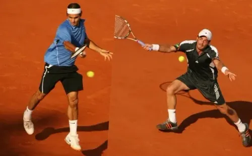 Massú y Federer se enfrentaron cinco veces en total. Fueron cuatro triunfos para el suizo y uno para el chileno. | Foto: Getty