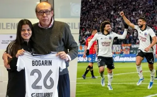 Bogarín, Falcón y Amor defienden la camiseta de Colo Colo. | Foto: Colo Colo y Guille Salazar