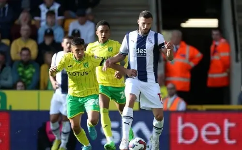 Marcelino Núñez y Norwich sólo empataron ante West Bromwich.