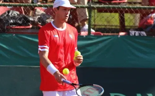 Nico Jarry tendrá un rol clave para Chile en Copa Davis. | Foto: Agencia Uno