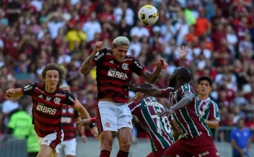 Pedro no logró batir el arco de Fluminense (Foto: Flamengo)
