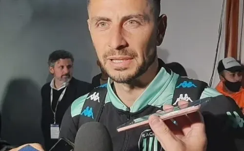 Arias dio la cara para explicar lo sucedido en cancha de Platense (Foto: Racing)