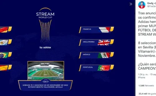 Grefg anunció el primer Mundial de Fútbol de Youtubers.