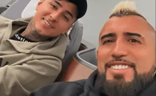 Arturo Vidal y Erick Pulgar viajaron juntos a España para juntarse con la Roja. Foto: Instagram
