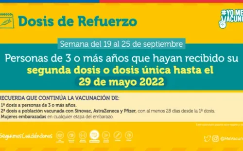 Tercera dosis