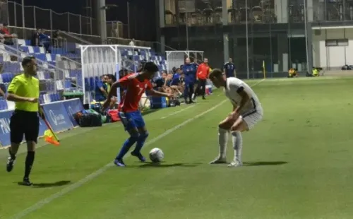 La selección chilena sub 20 no pudo ante una muy superior Inglaterra. (Foto: Comunicaciones ANFP)