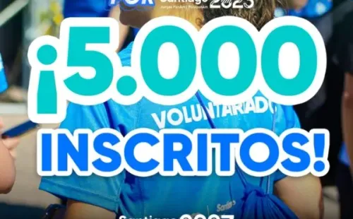 Santiago 2023 celebra los más de 5 mil voluntarios inscritos que tienen a solo un mes de haber lanzado la campaña. | Foto: Santiago 2023