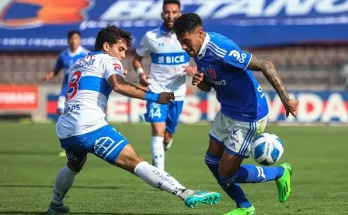 La U y la UC se vuelven a ver las caras, ahora por un cupo en semifinales de Copa Chile. | Foto: Agencia Uno