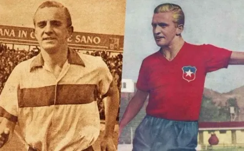 Andrés Prieto lució las camisetas de Universidad Católica y la selección chilena. | Foto: Archivo