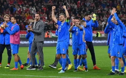 Italia celebra haber ganado el grupo que compartió con Hungría, Alemania e Inglaterra (Getty)