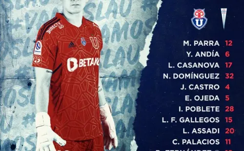 La formación de Universidad de Chile.