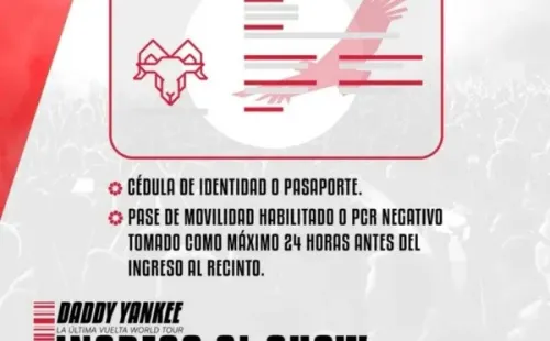 Lo que no puedes olvidar para ir a Daddy Yankee en Chile.(Foto: Bizarro)