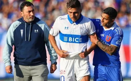 César Pinares se lesionó ante la U y se pierde las próximas tres semanas, según comentó Ariel Holan. Foto: Agencia Uno