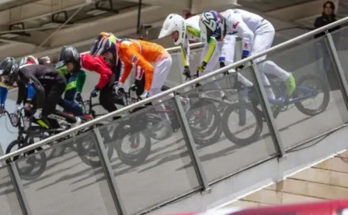 Mauricio Molina ganó medalla de oro en la Copa Mundial UCI de BMX. | Foto: @_mauriciomolina_