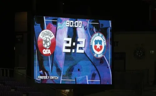 Empate 2-2 entre Chile y Qatar: el uno a uno de la Roja.