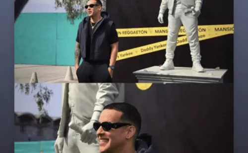 Gianluca se molesta por estatua de Daddy Yankee en el Estadio Nacional.(Foto: Instagram)
