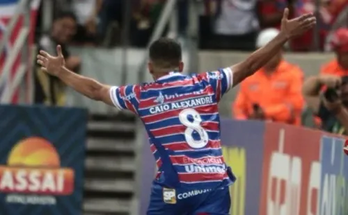 Caio Alexandre anotó el agónico gol del triunfo de Fortaleza ante Flamengo. Foto: Comunicaciones Fortaleza