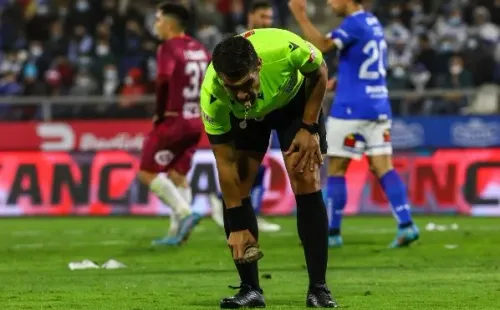 Los piedrazos en el duelo ante Deportes La Serena.