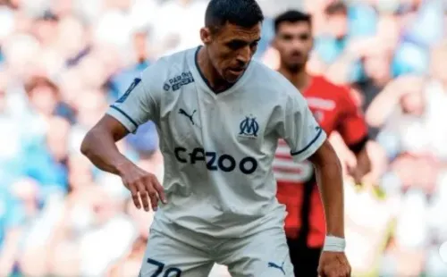 Alexis Sánchez quiere ser a gran nivel en el Olympique de Marsella. Foto: Comunicaciones OM.