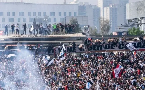 Los hinchas de Colo Colo vivieron momentos de muchísima preocupación en el Monumental. | Foto: RedGol