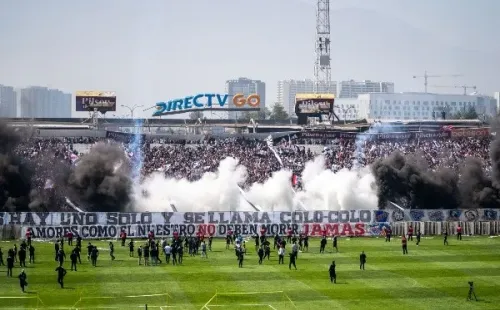 El arengazo terminó con un fuerte daño al estadio Monumental. (Foto: Guillermo Salazar/Redgol)