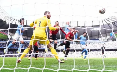 Manchester City goleó al United con tripletes de Erling Haaland y Phil Foden. Foto: Getty Images