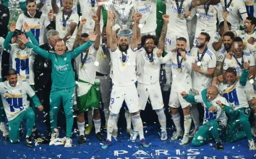 Con Benzema como estandarte, Real Madrid levantó su decimocuarta Champions League. | Foto: Getty