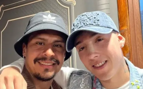 Pailita y Pato Rubio se fotografiaron en Bulnes