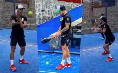 Edson Puch no es solo fútbol y música, también destaca en el pádel. | Foto: edsonpuch