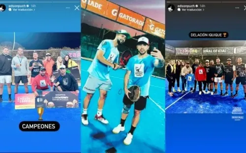 Edson Puch se coronó campeón del torneo de Arica Pádel Club. | Foto: @edsonpuch