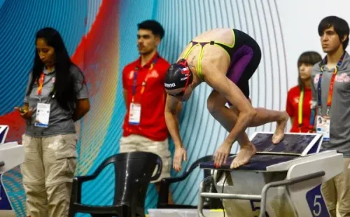 Orgullo total: Kristel Köbrich ganó su decimoséptima medalla representando a Chile en Juegos Sudamericanos. | Foto:Team Chile/Mauricio Palma
