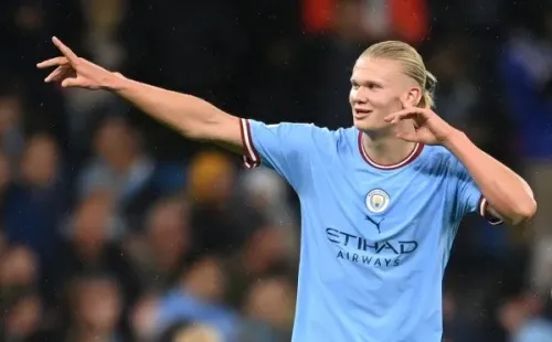 Erling Haaland llega a cinco goles en tres partidos en esta Champions League. (Foto: Getty Images)