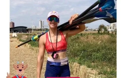 Antonia Abraham sumó su tercera medalla en estos Odesur 2022: dos oros y un bronce. (Team Chile)