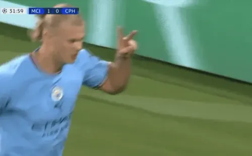 Erling Haaland sigue en llamas totales con Manchester City. (Foto: Captura ESPN)