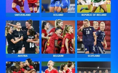 Las nueve selecciones que buscan un cupo en el Mundial Femenino 2023. (FIFA)