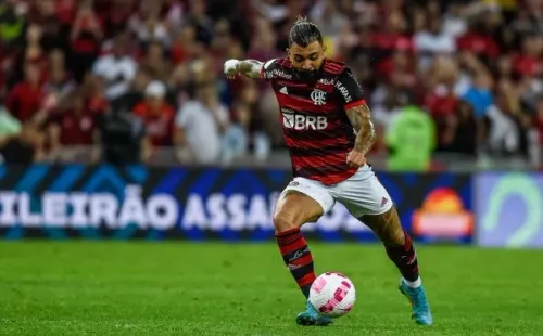 Sampaoli se quiere llevar del Flamengo de Vidal y Pulgar a uno de los mejores jugadores: Gabigol. | Foto:Marcelo Cortes / Flamengo