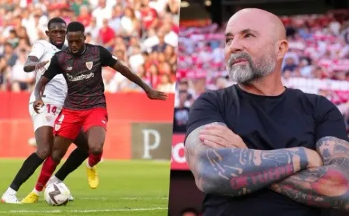 Sampaoli redebutó en la banca del Sevilla. | Foto: Getty