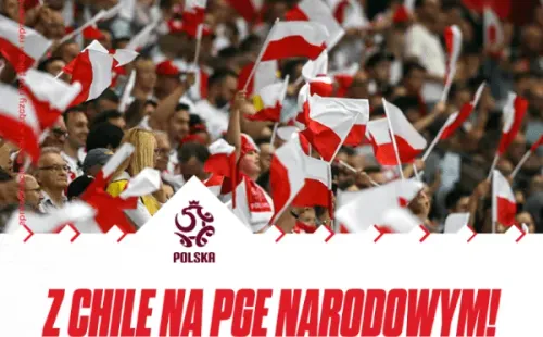 La selección de Polonia informó que jugará un amistoso contra Chile. | Foto: Twitter