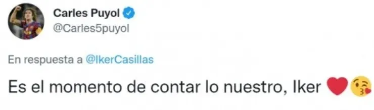 La controvertida respuesta de Puyol a Casillas