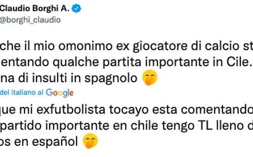 El mensaje del diputado Claudio Borghi por la confusión de los hinchas.