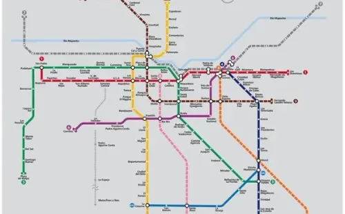 Mapa Red Santiago