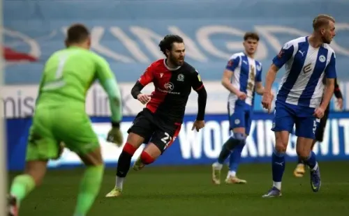 Ben Brereton en Blackburn Rovers vs Wigan