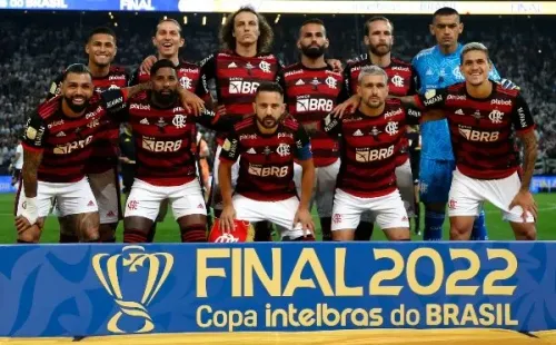 Arturo Vidal ingresó desde el banco en la final de ida del Flamengo ante Corinthians por la Copa de Brasil.