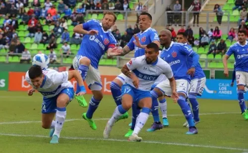 La UC va ganando 1-0 el encuentro tras gol de penal de Zampedri.