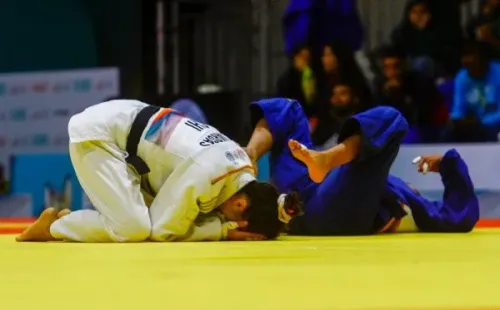 Mary Dee Vargas la rompió en el judo de los Odesur 2022. | Foto:
