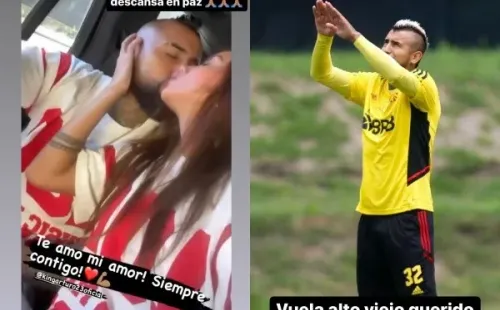 Vidal despidió a su papá con mensajes a través de Instagram.