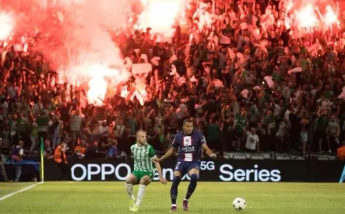 Mbappé no consigue brillar como le gustaría en el PSG. | Foto: Getty